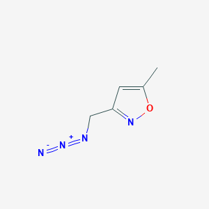 molecular formula C5H6N4O B1290499 3-(Azidomethyl)-5-methyl-1,2-oxazole CAS No. 154016-53-2