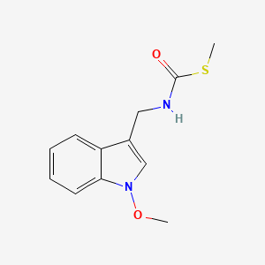 molecular formula C12H14N2O2S B12904991 Methoxybrassitin CAS No. 113900-63-3