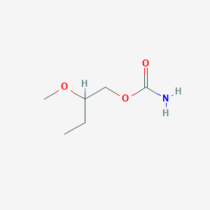 molecular formula C6H13NO3 B12904992 2-Methoxybutyl carbamate 