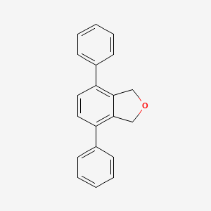 molecular formula C20H16O B12905028 4,7-Diphenyl-1,3-dihydro-2-benzofuran CAS No. 61051-03-4