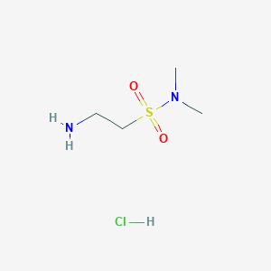 molecular formula C4H13ClN2O2S B1290506 2-amino-N,N-dimethylethanesulfonamide hydrochloride CAS No. 91893-69-5