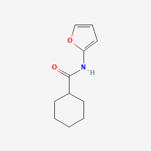 molecular formula C11H15NO2 B12905068 N-(Furan-2-yl)cyclohexanecarboxamide CAS No. 62188-18-5