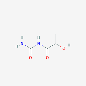molecular formula C4H8N2O3 B1290511 N-carbamoyl-2-hydroxypropanamide CAS No. 89166-57-4