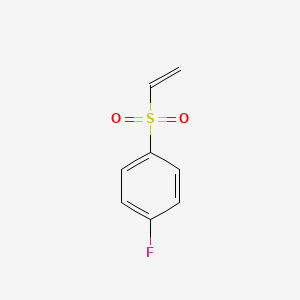molecular formula C8H7FO2S B1290521 1-(Ethenesulfonyl)-4-fluorobenzene CAS No. 28122-14-7