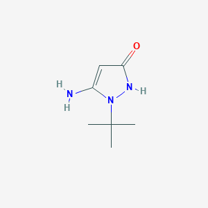 5-Amino-1-(tert-butyl)-1H-pyrazol-3-ol