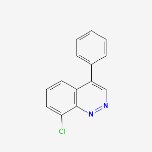 molecular formula C14H9ClN2 B12905270 8-Chloro-4-phenylcinnoline CAS No. 90156-40-4