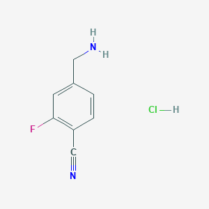 4-(Aminomethyl)-2-fluorobenzonitrile hydrochloride