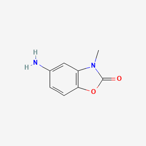 molecular formula C8H8N2O2 B1290533 5-Amino-3-methyl-1,3-benzoxazol-2(3H)-one CAS No. 99584-09-5