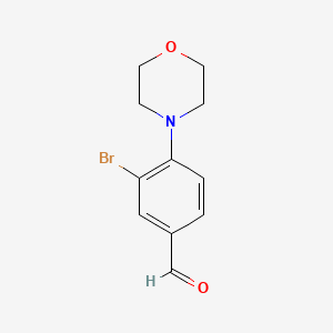3-Bromo-4-morpholinobenzaldehyde