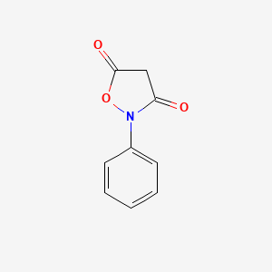 molecular formula C9H7NO3 B12905363 2-Phenyl-3,5-isoxazolidinedione CAS No. 5305-00-0