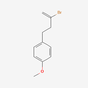 molecular formula C11H13BrO B1290544 2-Bromo-4-(4-methoxyphenyl)-1-butene CAS No. 731773-20-9