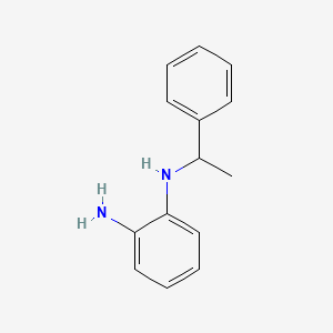 molecular formula C14H16N2 B1290548 N1-(1-Phenylethyl)benzene-1,2-diamine CAS No. 1039987-39-7