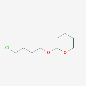 B129055 2-(4-Chlorobutoxy)tetrahydropyran CAS No. 41302-05-0