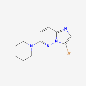 3-Bromo-6-piperidin-1-yl-imidazo[1,2-b]pyridazine