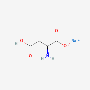 molecular formula C4H7NNaO4 B1290559 l-aspartic acid, monosodium salt CAS No. 3792-50-5