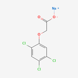 molecular formula C8H4Cl3NaO3 B1290563 Sodium 2,4,5-trichlorophenoxyacetate CAS No. 13560-99-1