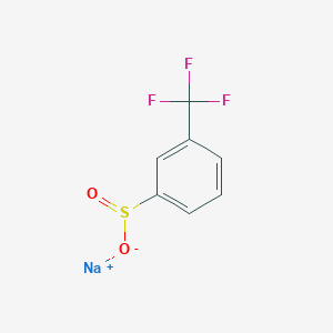 molecular formula C7H4F3NaO2S B1290565 Sodium 3-(trifluoromethyl)benzene-1-sulfinate CAS No. 118849-61-9