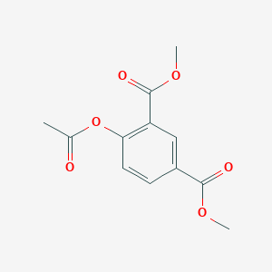 molecular formula C12H12O6 B1290582 Dimethyl 4-Acetoxyisophthalate CAS No. 71932-29-1