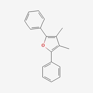 molecular formula C18H16O B12905853 3,4-Dimethyl-2,5-diphenylfuran CAS No. 51181-43-2