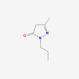 molecular formula C7H12N2O B12905879 3-methyl-1-propyl-1H-pyrazol-5(4H)-one CAS No. 42098-18-0