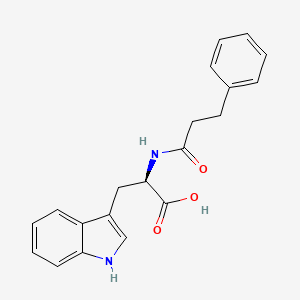 molecular formula C20H20N2O3 B12905919 N-(3-Phenylpropanoyl)-D-tryptophan CAS No. 87579-19-9