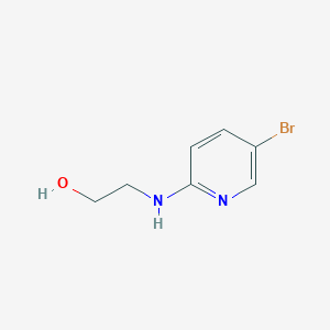 molecular formula C7H9BrN2O B1290597 2-[(5-Bromo-2-pyridinyl)amino]-1-ethanol CAS No. 911112-04-4