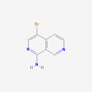 molecular formula C8H6BrN3 B1290604 4-Bromo-2,7-naphthyridin-1-amine CAS No. 959558-28-2