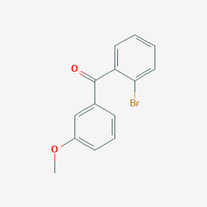 molecular formula C14H11BrO2 B1290616 2-Bromo-3'-methoxybenzophenone CAS No. 890098-06-3