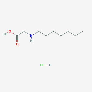 molecular formula C9H20ClNO2 B1290623 2-(Heptylamino)acetic acid hydrochloride CAS No. 6939-28-2