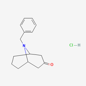 9-Benzyl-9-azabicyclo[3.3.1]nonan-3-one hydrochloride