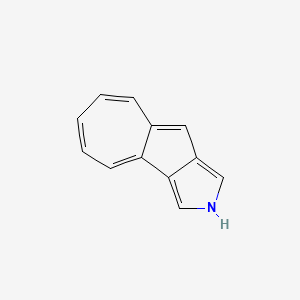 molecular formula C12H9N B12906269 2H-Azuleno[1,2-c]pyrrole CAS No. 112091-92-6