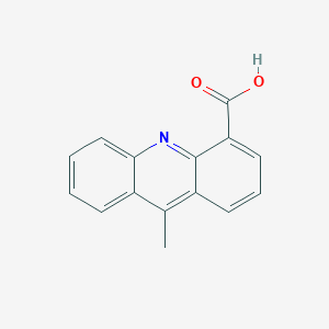 molecular formula C15H11NO2 B12906285 9-Methylacridine-4-carboxylic acid CAS No. 89459-36-9