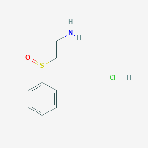 2-(Benzenesulfinyl)ethan-1-amine hydrochloride