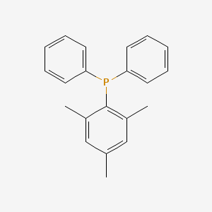 molecular formula C21H21P B12906401 Mesityldiphenylphosphine 