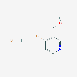 molecular formula C6H7Br2NO B1290642 4-Bromo-3-pyridinemethanol hydrobromide CAS No. 1135136-66-1
