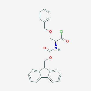 molecular formula C25H22ClNO4 B129065 Fmoc-O-benzyl-L-seryl chloride CAS No. 157506-72-4