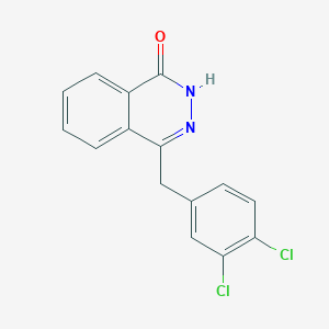 molecular formula C15H10Cl2N2O B12906508 4-[(3,4-dichlorophenyl)methyl]-2H-phthalazin-1-one CAS No. 114897-94-8