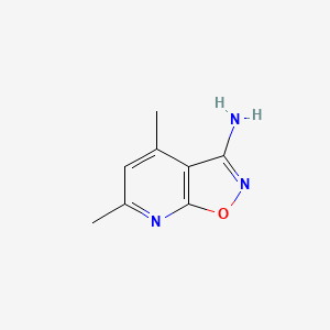 4,6-Dimethylisoxazolo[5,4-b]pyridin-3-amine