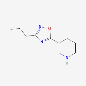 3-(3-Propyl-1,2,4-oxadiazol-5-YL)piperidine