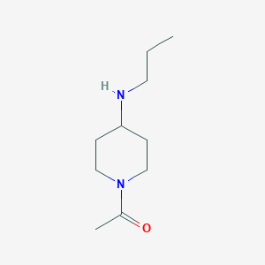 molecular formula C10H20N2O B1290655 1-Acetyl-4-(N-propylamino)piperidine CAS No. 902837-20-1
