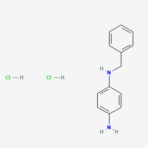 molecular formula C13H15ClN2 B1290661 N-Benzyl-1,4-benzenediamine dihydrochloride CAS No. 17272-84-3