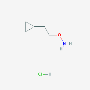 molecular formula C5H12ClNO B12906653 O-(2-Cyclopropylethyl)hydroxylamine hydrochloride CAS No. 854382-74-4