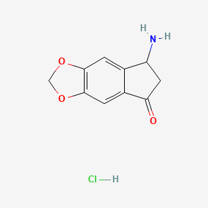 7-amino-6,7-dihydro-5H-indeno[5,6-d][1,3]dioxol-5-one hydrochloride