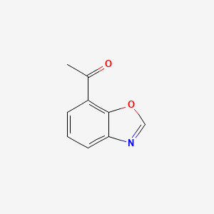 molecular formula C9H7NO2 B1290671 1-(1,3-Benzoxazol-7-yl)-1-ethanone CAS No. 952182-89-7