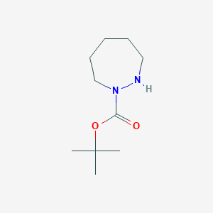 molecular formula C10H20N2O2 B1290674 Tert-butyl 1,2-diazepane-1-carboxylate CAS No. 443295-32-7