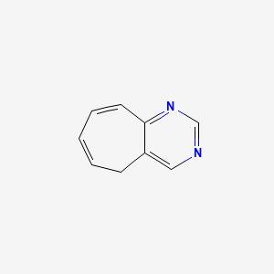 molecular formula C9H8N2 B12906758 5H-Cyclohepta[d]pyrimidine CAS No. 264-95-9