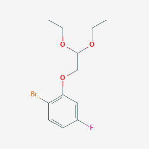 1-Bromo-2-(2,2-diethoxyethoxy)-4-fluorobenzene