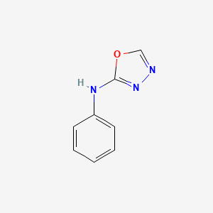 molecular formula C8H7N3O B12906946 N-Phenyl-1,3,4-oxadiazol-2-amine CAS No. 1750-80-7