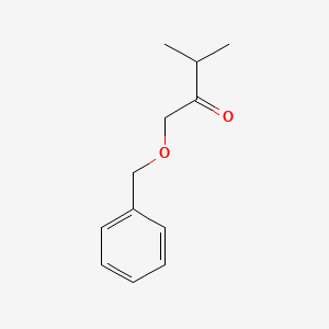molecular formula C12H16O2 B1290697 1-(Benzyloxy)-3-methylbutan-2-one CAS No. 113778-75-9