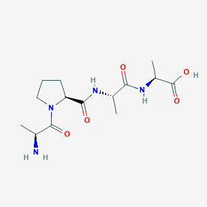 molecular formula C14H24N4O5 B12906997 L-Alanyl-L-prolyl-L-alanyl-L-alanine CAS No. 82748-47-8